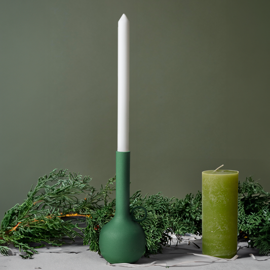 Candle Holder Spartan Green