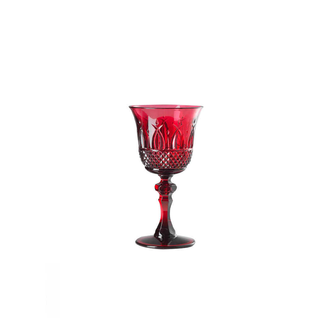 Italy Wine Acrylic Glass Set of 6