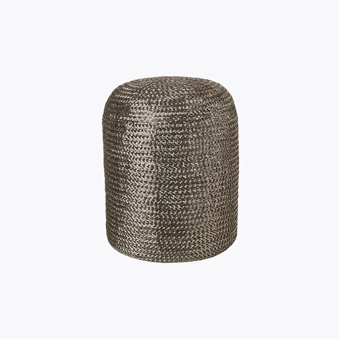 Stool Pill Woven Silver