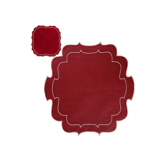 Parentesi Curly Placemat and Napkin Set of 6