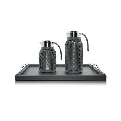 Diana Carafe Dark Grey Set with Tray