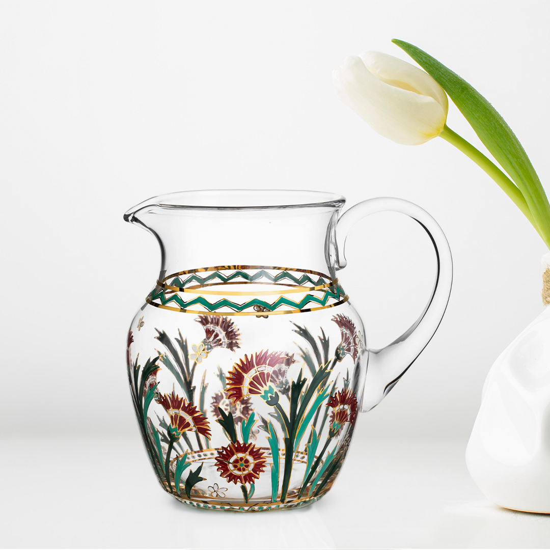 Water Pitcher Persian Flowers No. 2